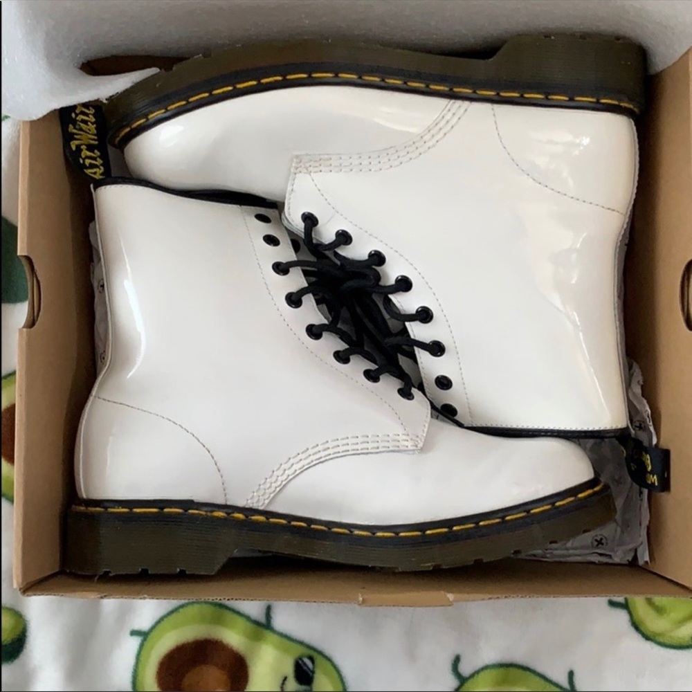White Dr. Martens (NEVER WORN)